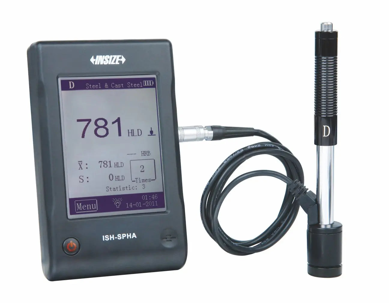 INSIZE Portable Leeb Hardness Tester ISH-SPHA | Digital Metal Hardness Tester LESCO