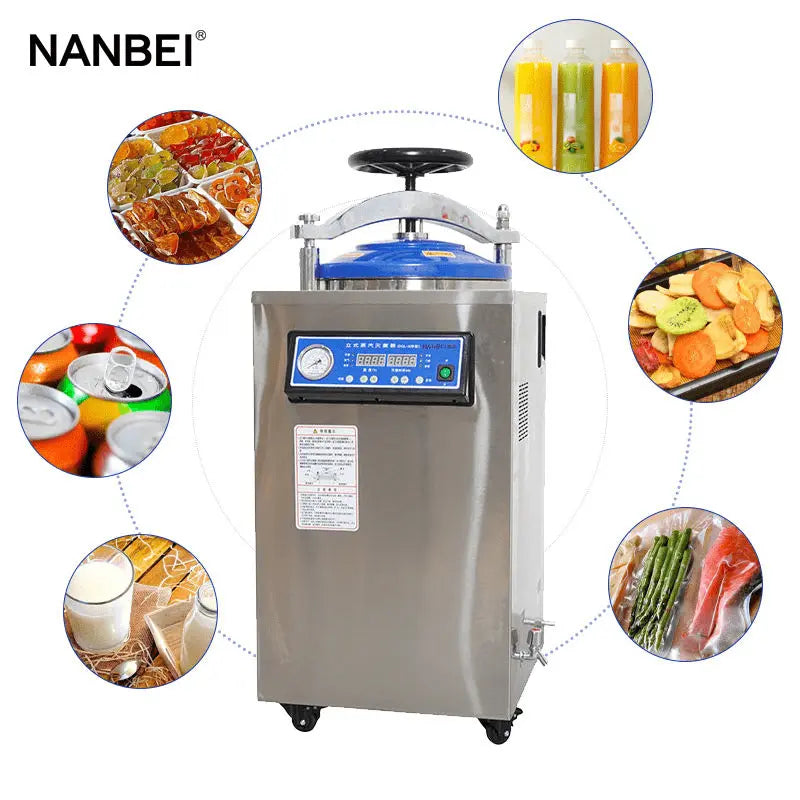 LS-50HD 50L Vertical Pressure Steam Sterilizer Pakistan | Hand Wheel Autoclave 50L LESCO