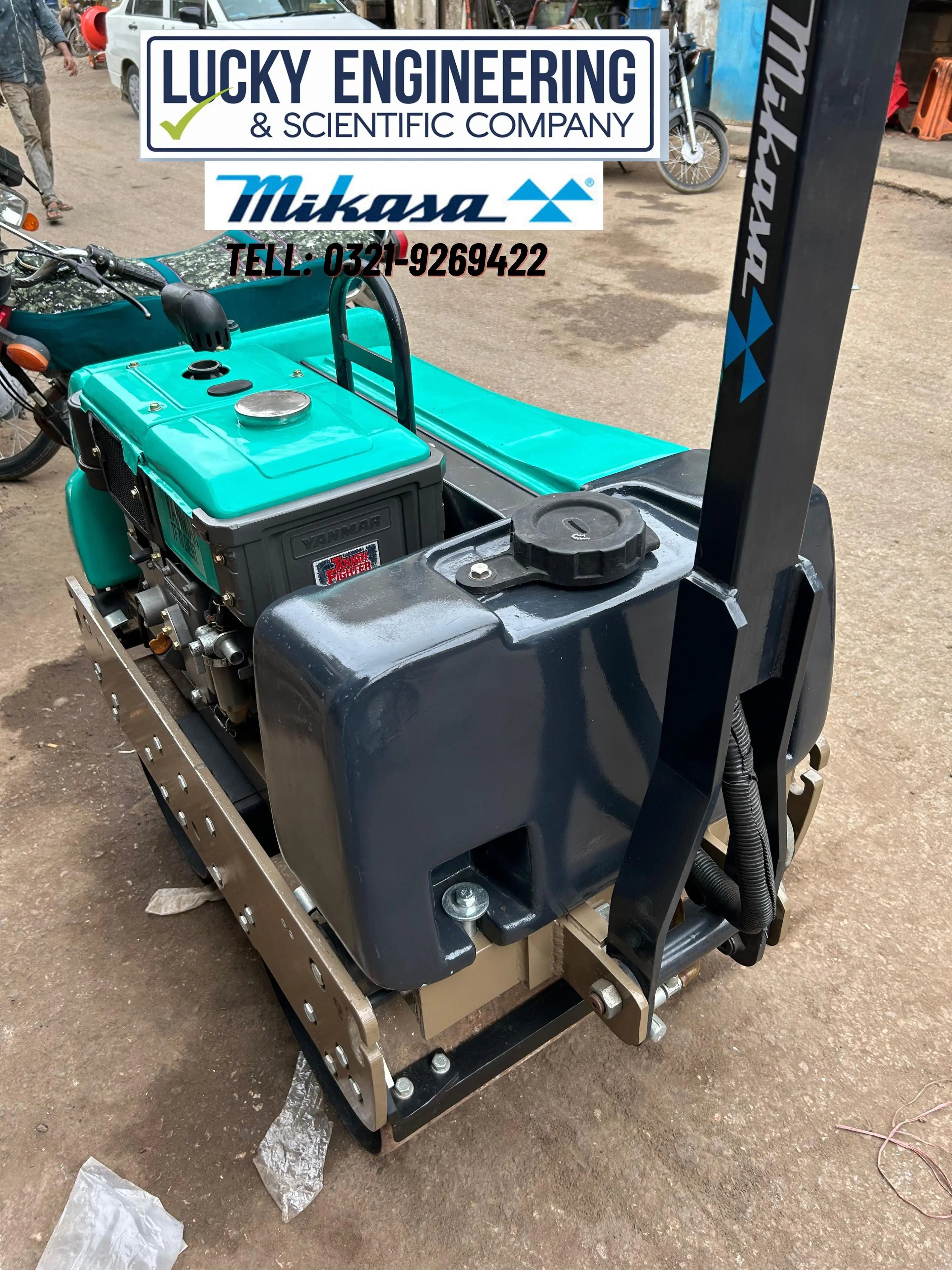 MIKASA Japan Double Drum Walk Behind Road Roller LESCO