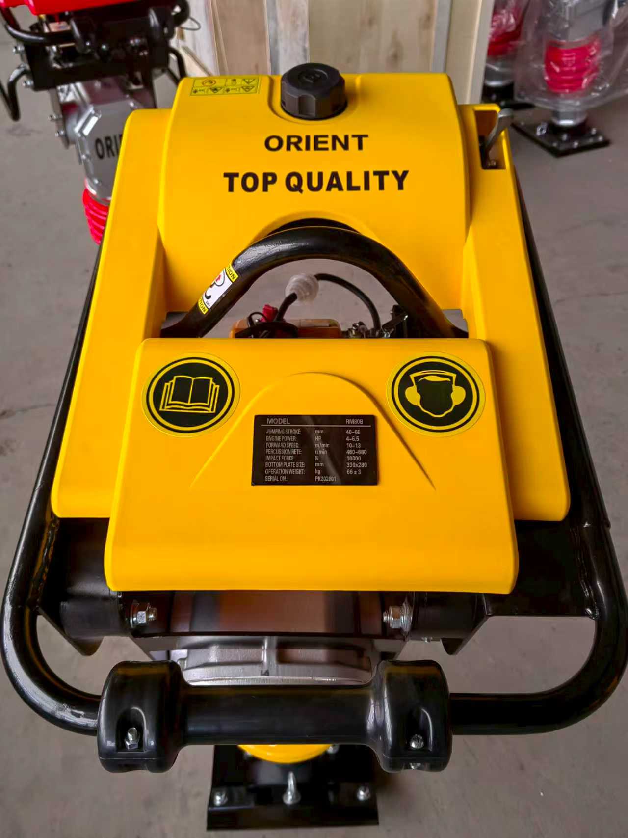 Orient Tamping Rammer RM80B – 4HP Gasoline Soil Compactor | Lucky Engineering Pakistan