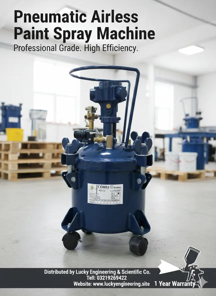 Pneumatic airless paint spray machine for high pressure industrial coating in Pakistan