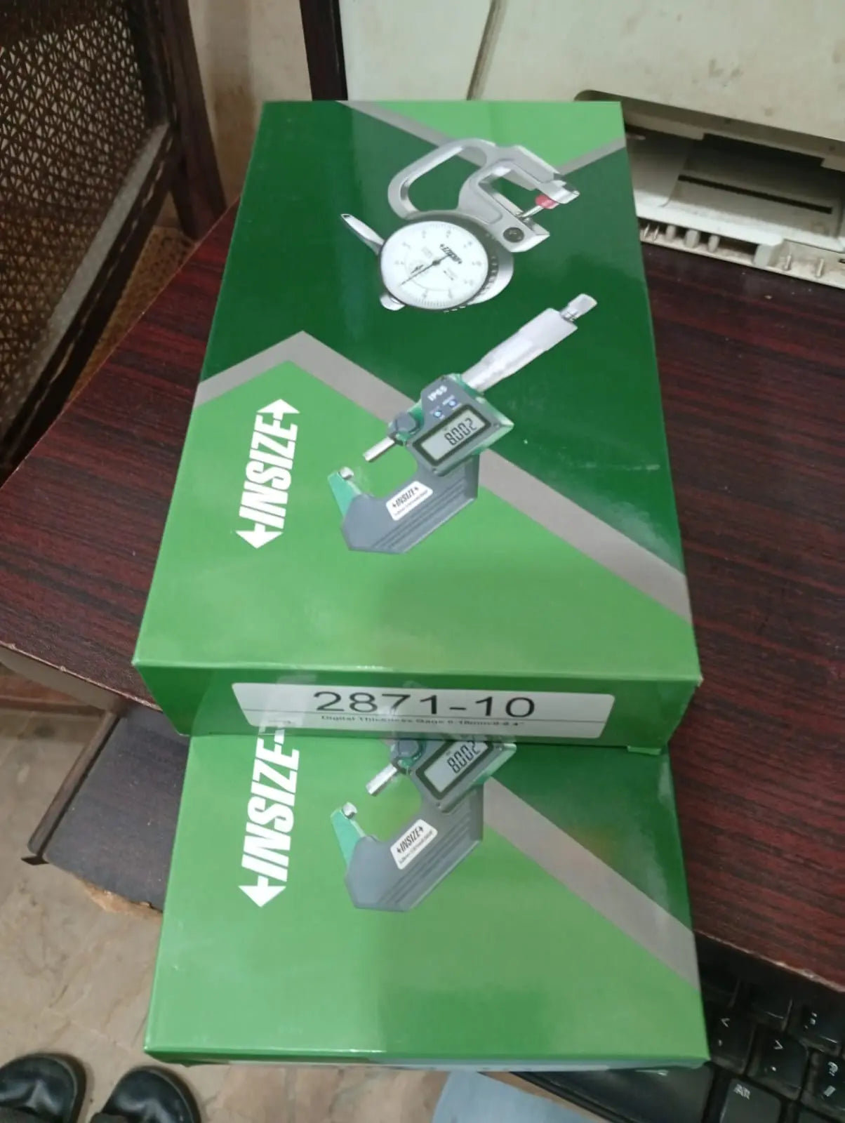 INSIZE 2871-10 Digital Thickness Gauge | High Precision Thickness Measuring Tool LESCO