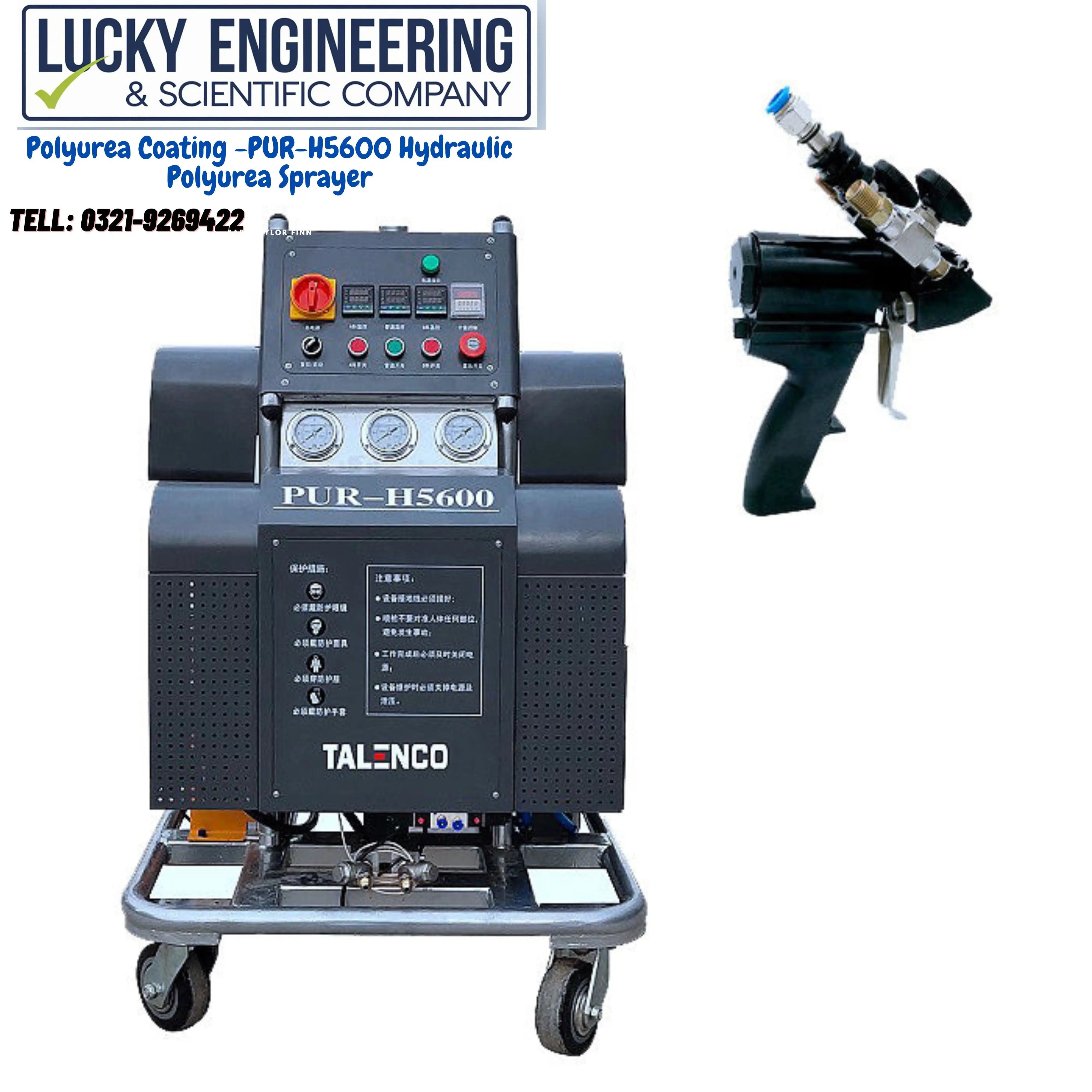 PUR-H5600 Spray Polyurea Coating Machine 220V | PU Spray Foam Soundproofing Lucky Engineering