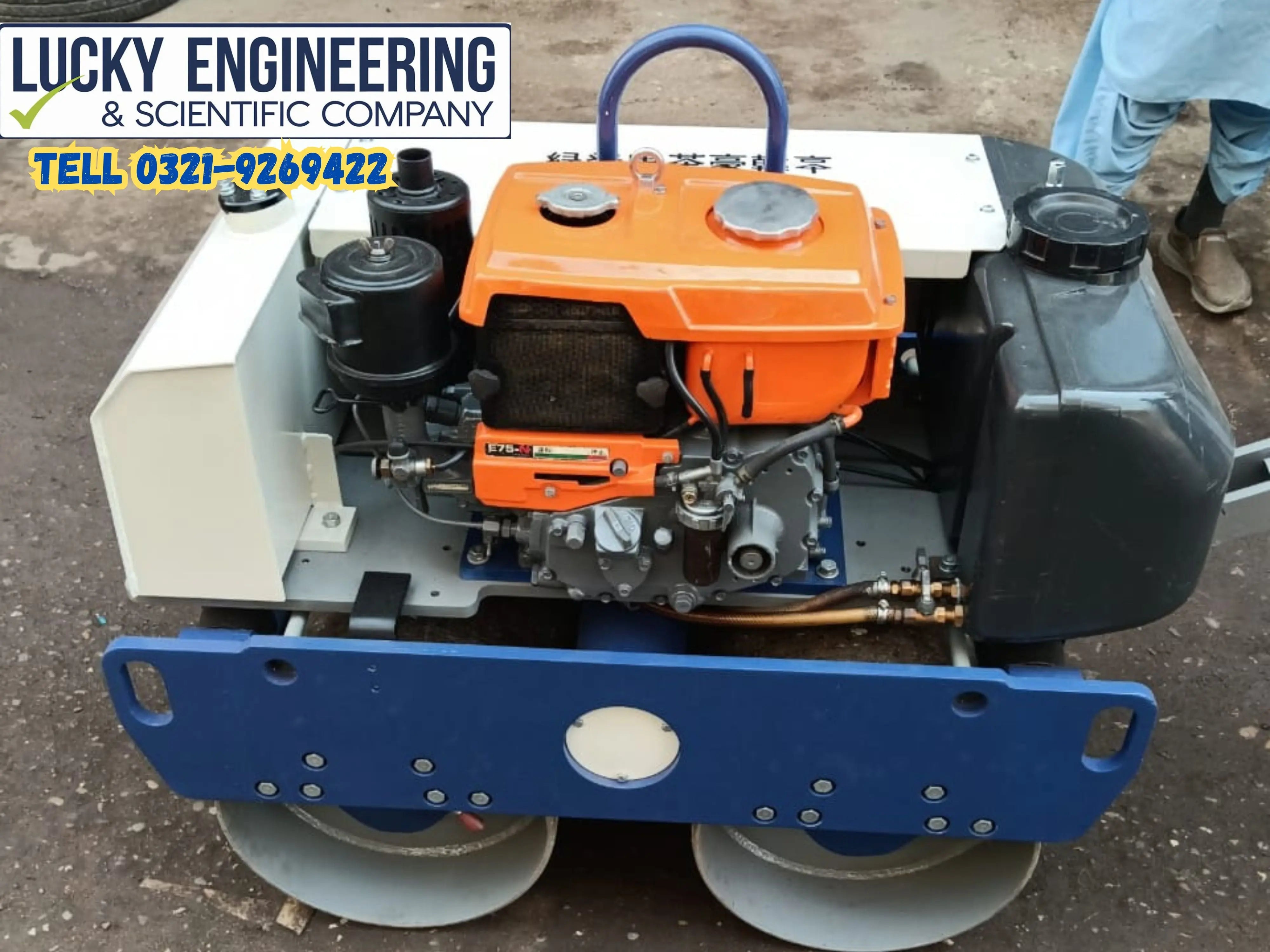 Double drum vibratory road roller for asphalt and soil compaction in Pakistan