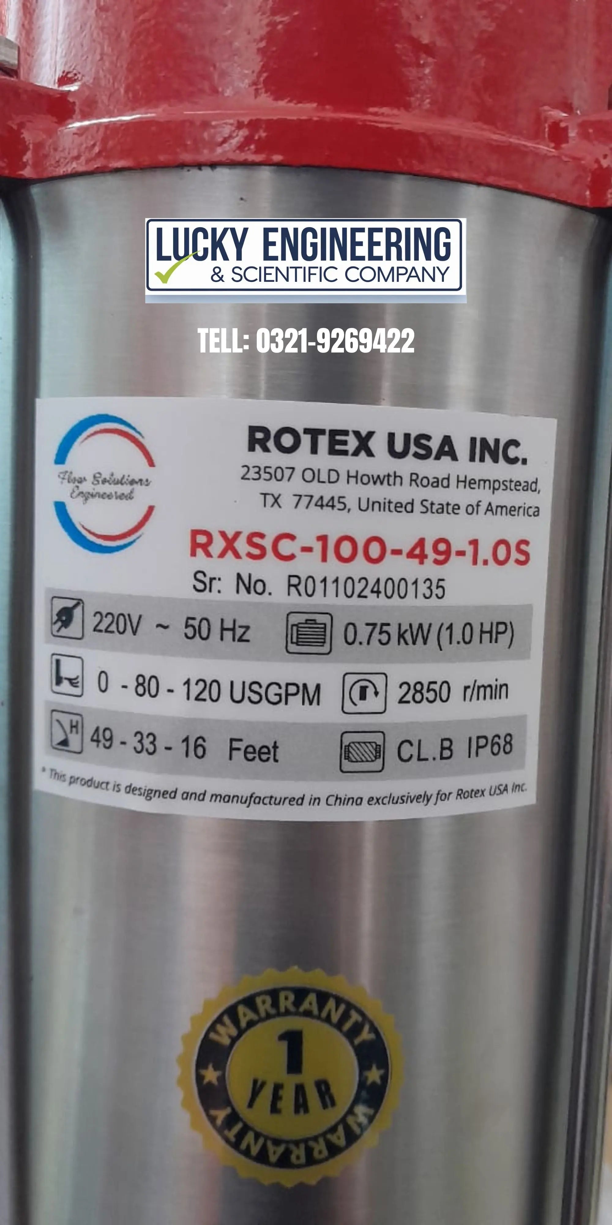 ROTEX USA Submersible Dewatering Pump 2 Inch Price in Pakistan | Portable Drainage Water Pump LESCO