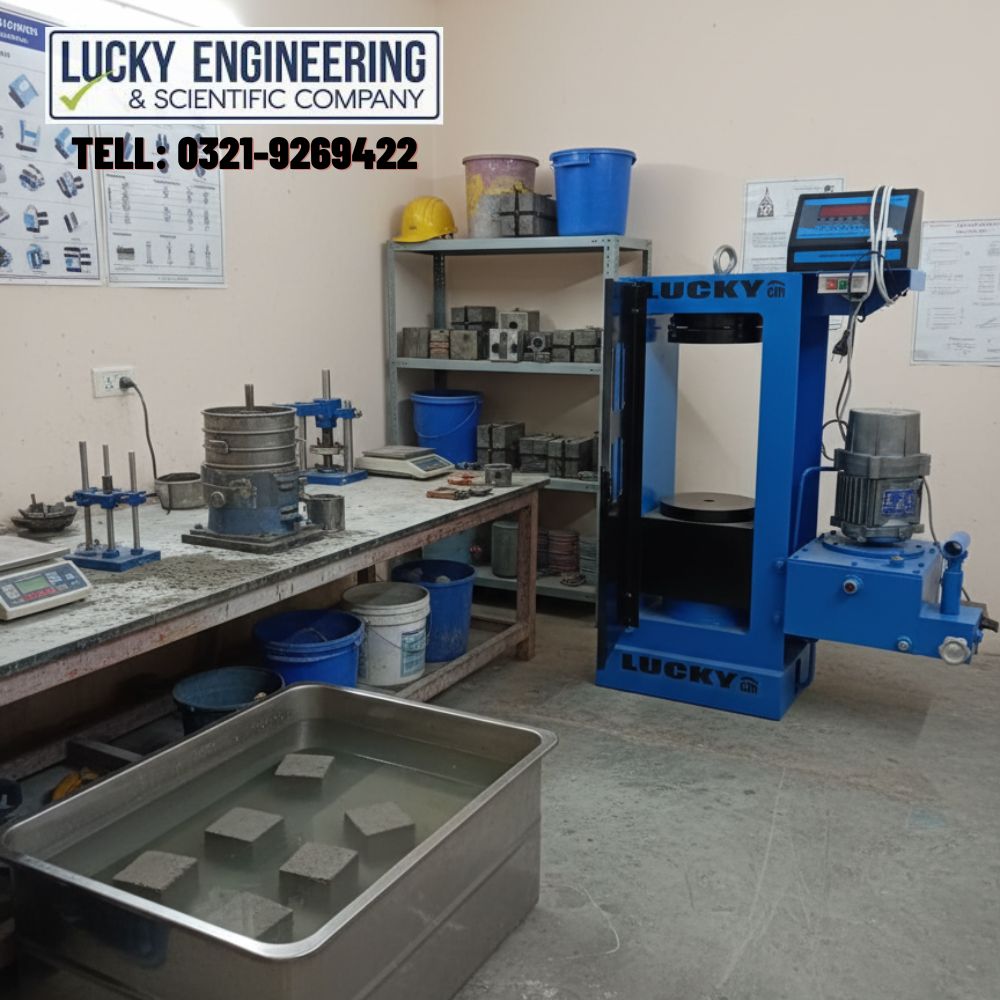 1500 Kn - Digital Compression Testing Machine Tell: 03219269422