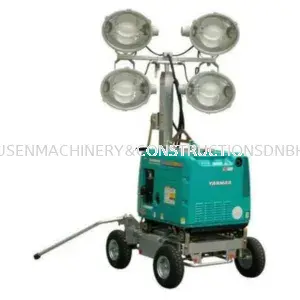 Yanmar portable tower light for industrial and infrastructure projects